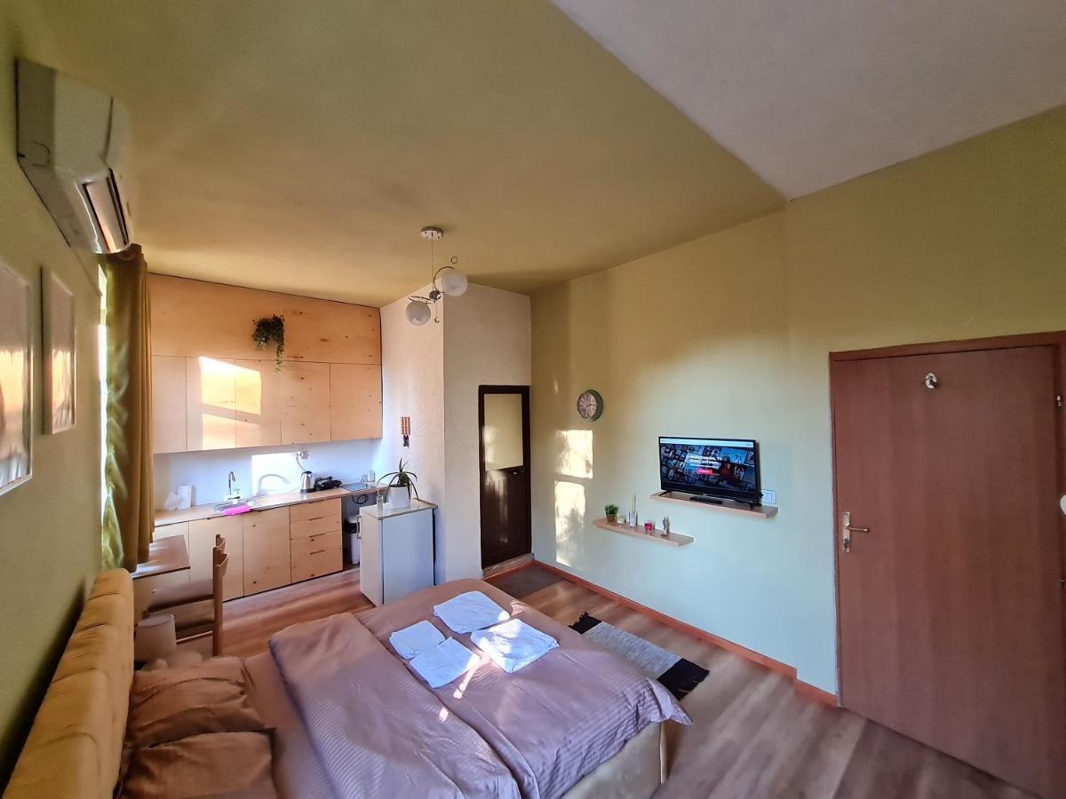Ex-Block District Charming Studio Apartment With Treeish Sorrounding View! Тирана Екстериор снимка